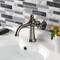 Kingston Brass KS354RKXVN Single-Handle Bathroom Faucet with Push Pop-Up, Black Stainless KS354RKXVN - alternate 4